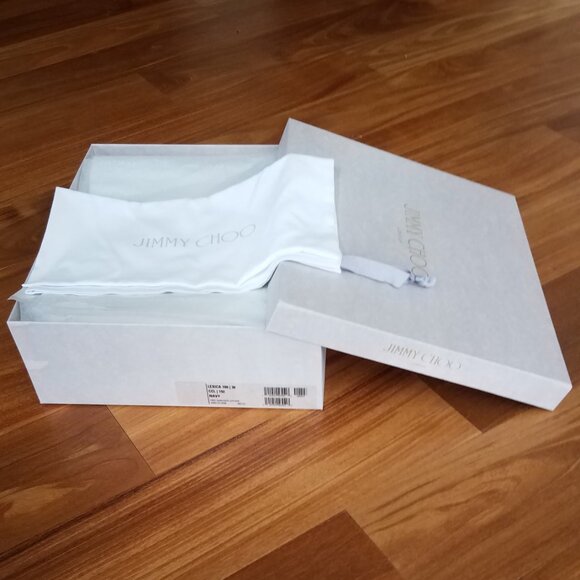 Jimmy Choo Lexica 100 CCL Pumps Navy Size 6 - Picture 6 of 8